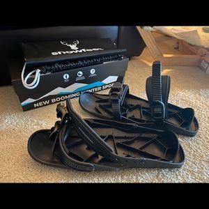 SNOWFEET SKI SKATES! Used once, like new! 2 pairs for sale.